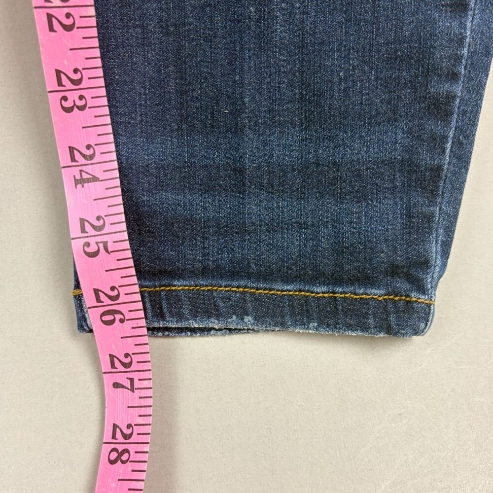 Judy Blue Relaxed Fit Jeans Womens 5/27 Blue Five Pocket Zip Fly Stretch - Picture 6 of 9